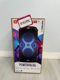 🎉 Big Sound, LED Lights & Just $5 Down! 🔊  JBL PartyBox 110 Bluetooth Speaker 