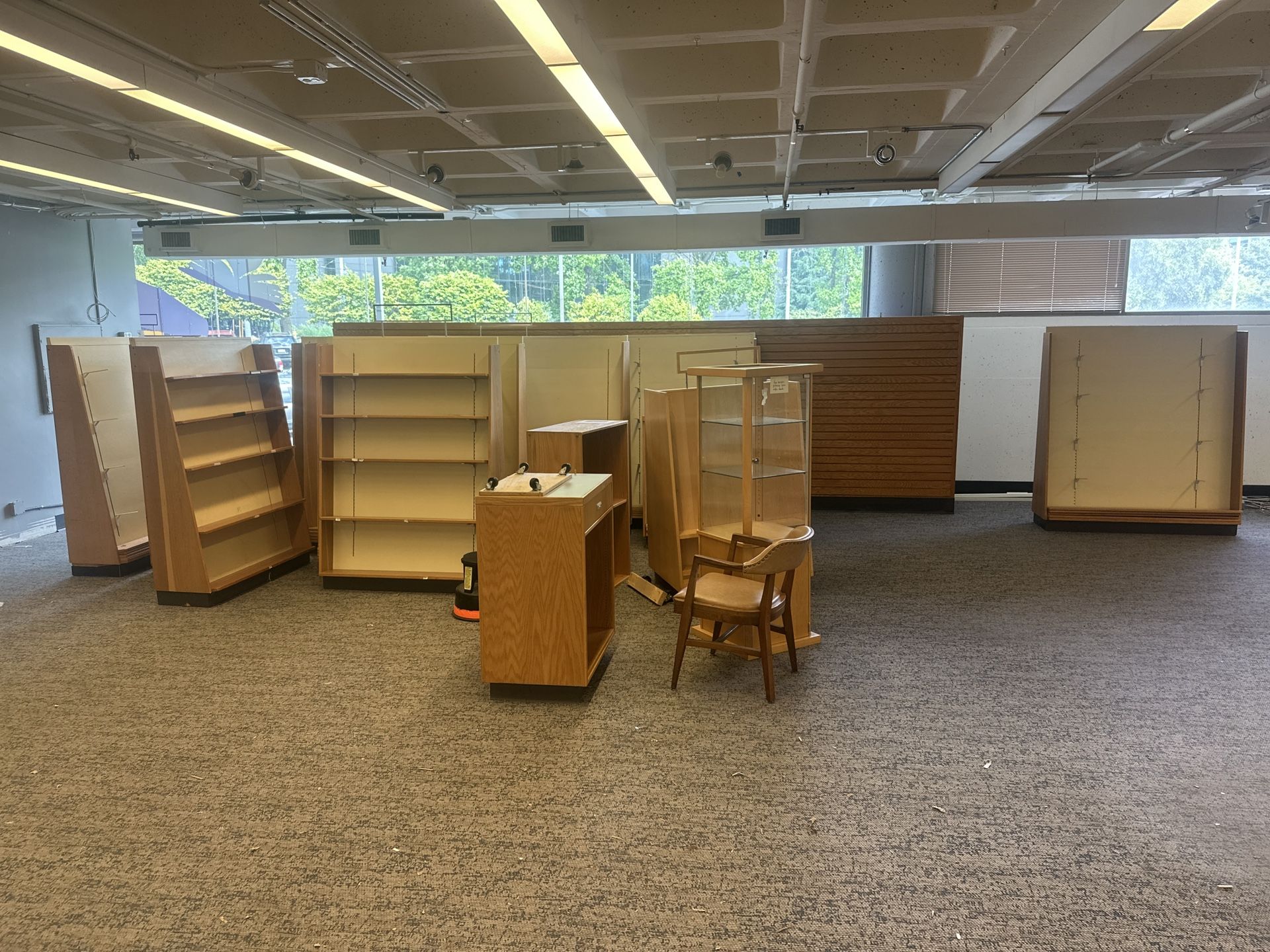 Commercial Book Shelf’s For Sale