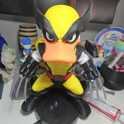 Custom “Quackverine” Duck Superhero Figure – Wolverine Inspired – 3D Printed Collectible