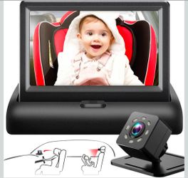 Safety Car Seat Camera with 4.3'' HD Night Vision Function Display