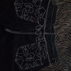 Size Large Denim Style Pants 