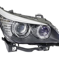 HELLA 00(contact info removed) BMW 5 (E60,E61) Passenger Side Halogen Headlight Assembly, Multi