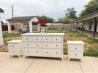 IKEA dresser + nightstands set