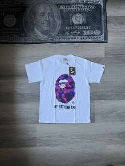 Bape White purple camo Tee Sizes M, L 