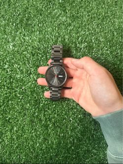 Black Stainless Steel Analog Watch