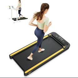 Under Desk Treadmill, Walking Pad for Home/Office, Portable Walking Treadmill 2.25HP, Walking Jogging Machine with 265 lbs Weight Capacity Remote Cont
