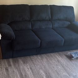 Navy Blue Sofa And Recliner