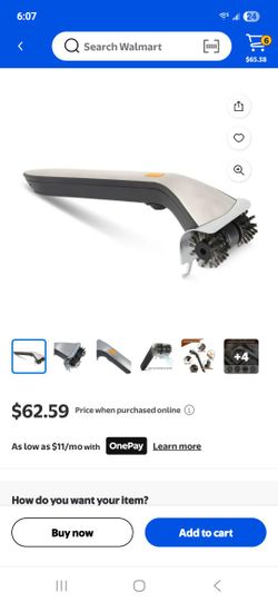 Motorized Grill Brush And Temp Fork 