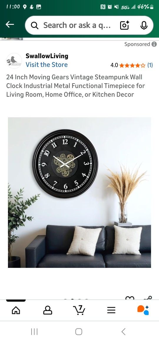24inch Wall Clock