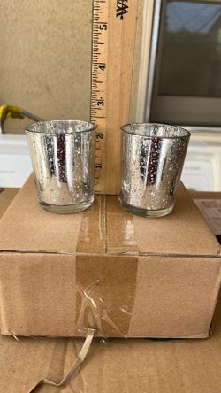 Tea light Silver Candle Holders 93 Pieces