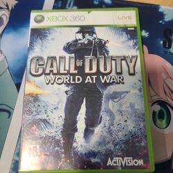 Xbox 360 Game Call Of Duty World At War 