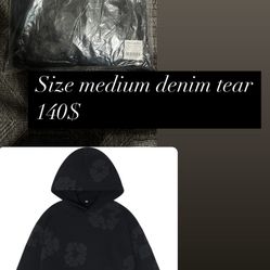 Monochrome Denim Tear Size Medium 