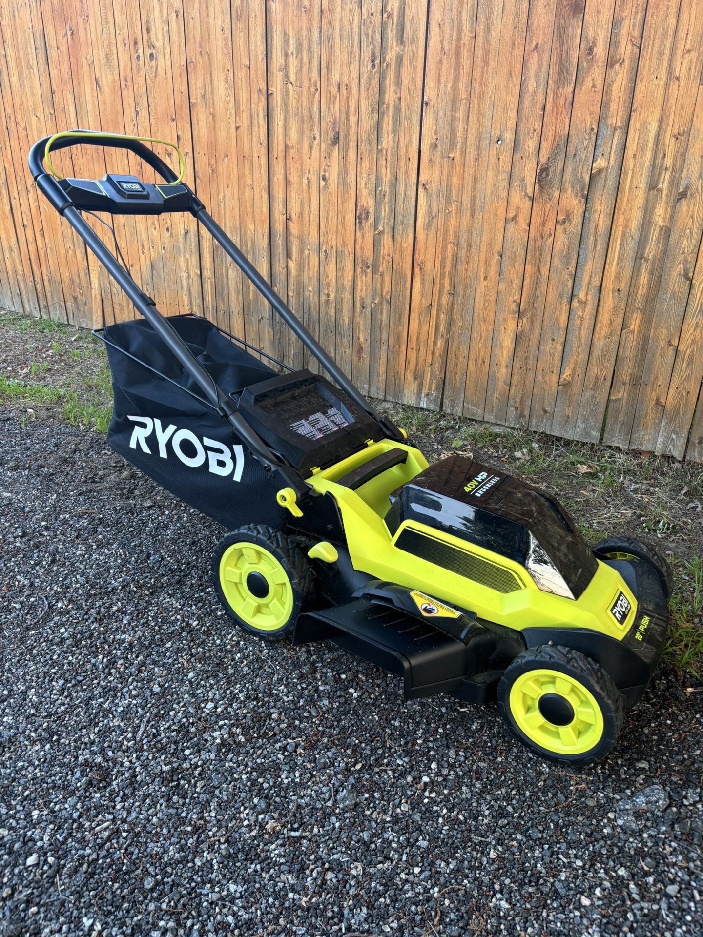 Ryobi 40V Push Lawn Mower! Like New condition!