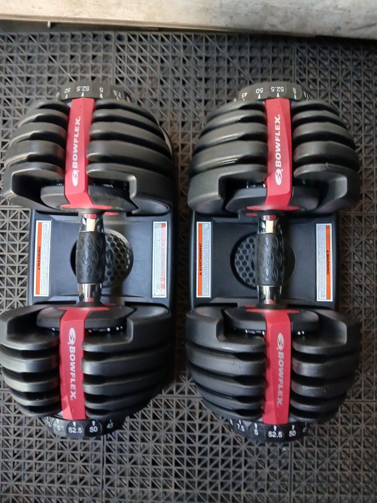 Bowflex SelectTech 552 Adjustable Dumbbells.