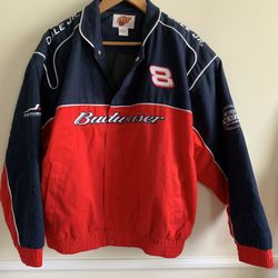 Budweiser Vintage Winner’s Circle Dale Earnhardt Jr. Racing Jacket. Size Medium. Excellent Condition.
