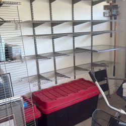 Shelving  6ft Long 5 Ft High  16 In Deep