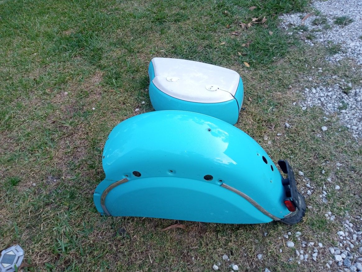 Indian Fender And Saddle Bag