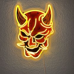 Hanya Mask Neon LED Decor