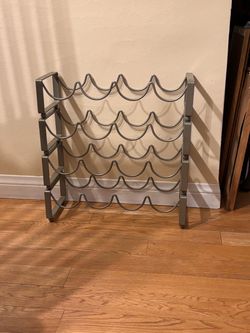 4 Metal Wine Rack Stackable