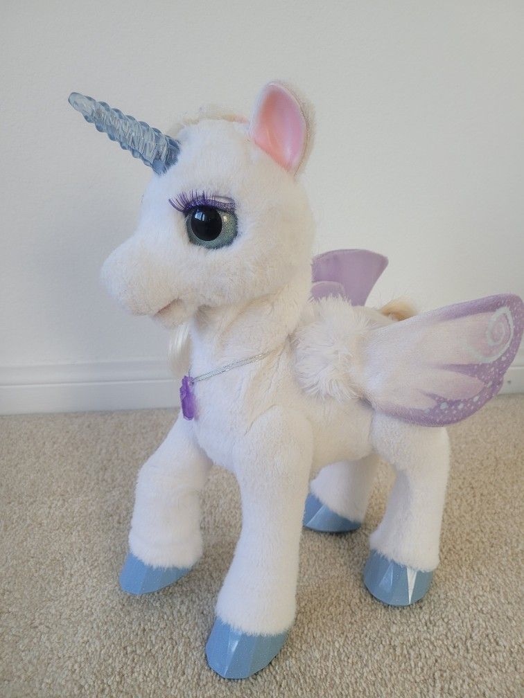 FurReal Friends Magical Unicorn Lights Animated Interactive Pet Toy