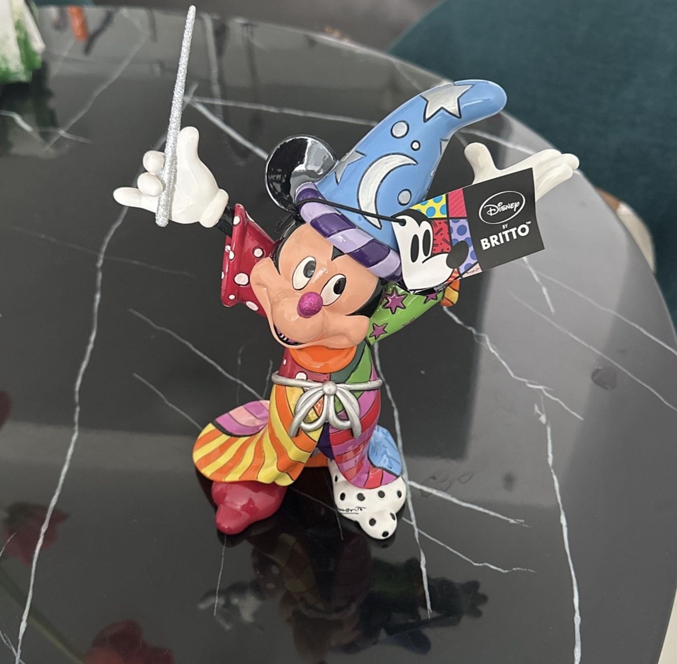 Disney Collectible Britto Sorcerer Mickey Mouse Figurine