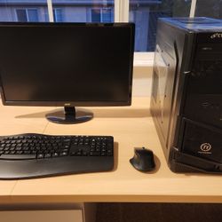 PC + Monitor + Keyboard And Mouse