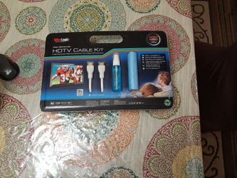 Two HDMI  Cable high-speed 1080p 12ft Each Length With Screen Clean Kit  - NEW In Box