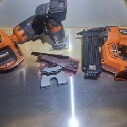 Rigid 18v Like New Tools Only 