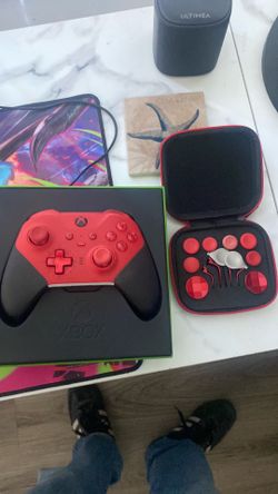xbox elite series 2 red controller
