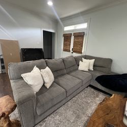 Gray Sectional Couch 