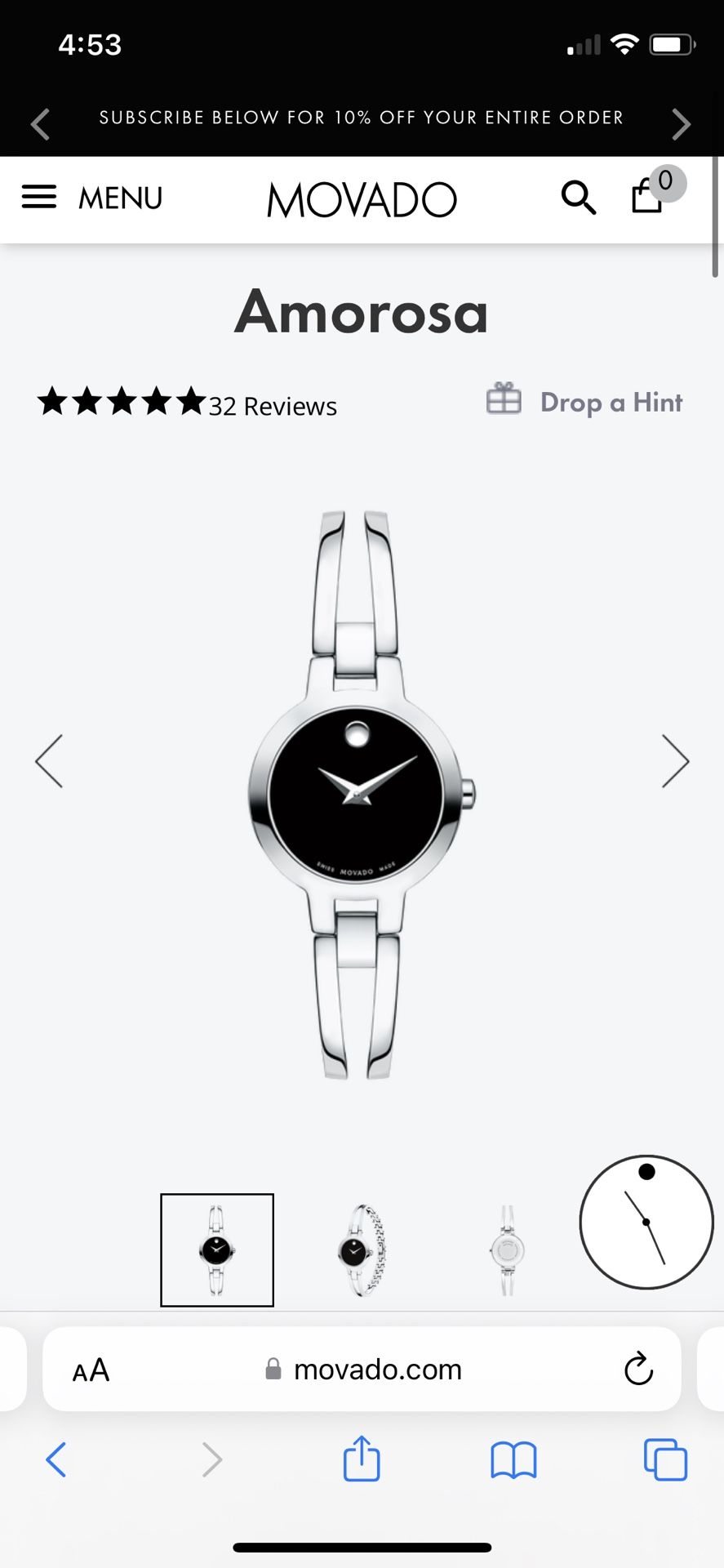 Movado Woman’s Watch