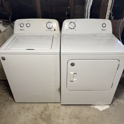 Amana Washer And Dryer - All Electric