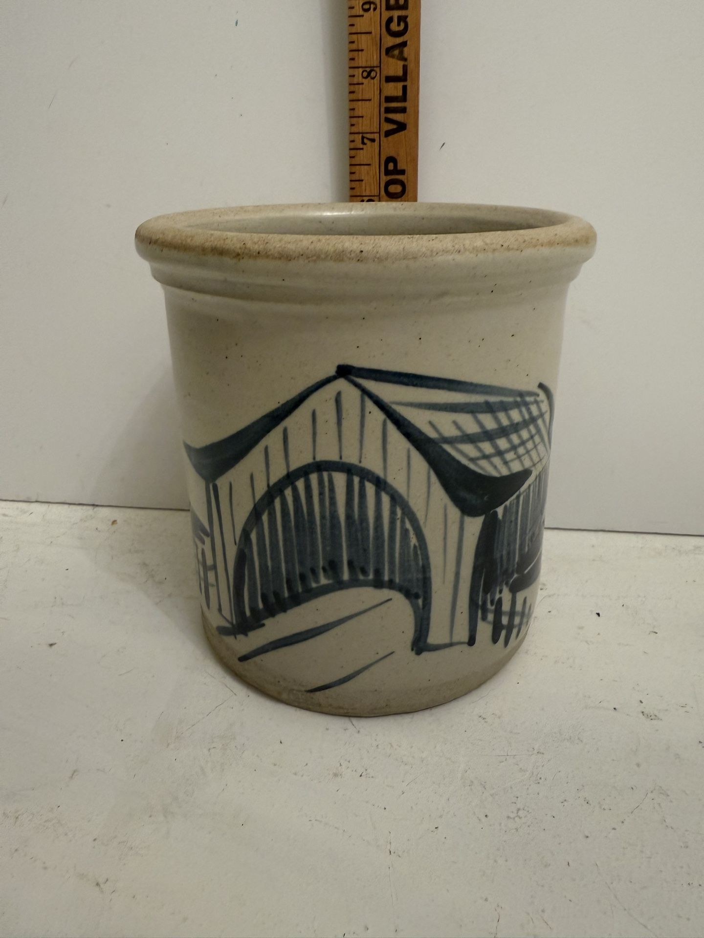 Vintage Rustic Barn Crock
