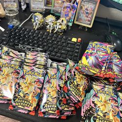 Pokemon Ascended Heroes and Mega Evo Base packs