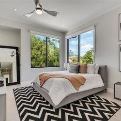 Grey Tempur-Pedic Bed Set