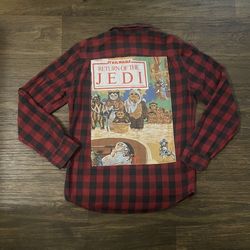 Stars Wars : Return Of The Jedi Buffalo Flannel Size Large 