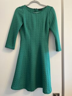 Almost New Green Knee Length Dress
