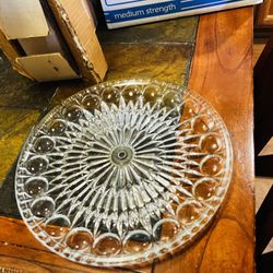 Crystal Round Platter