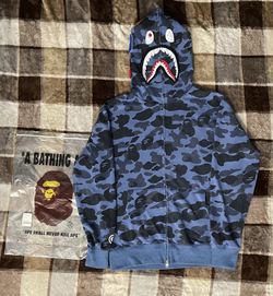 Blue bape hoodie