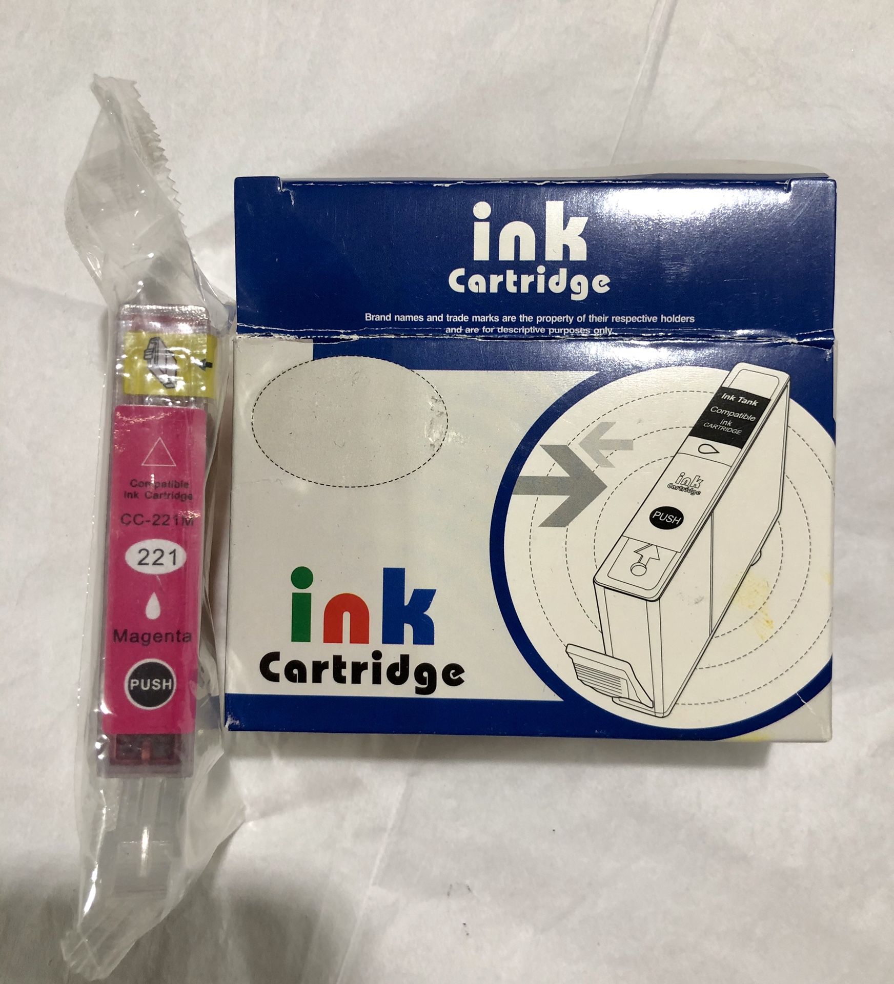 One Canon ink CC-221M C-221 Magenta INK CARTRIDGE