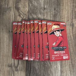 One Piece Op-13 Sleeved Booster Packs