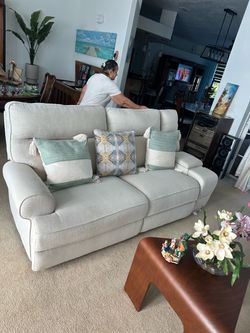 White sofa