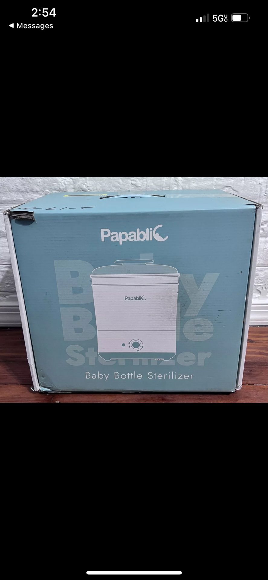 Papablic Baby Bottle Electric Steam Sterilizer and Dryer
