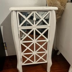Mirrored Side Cabinet