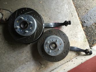 1995 B series front cross drill rotors