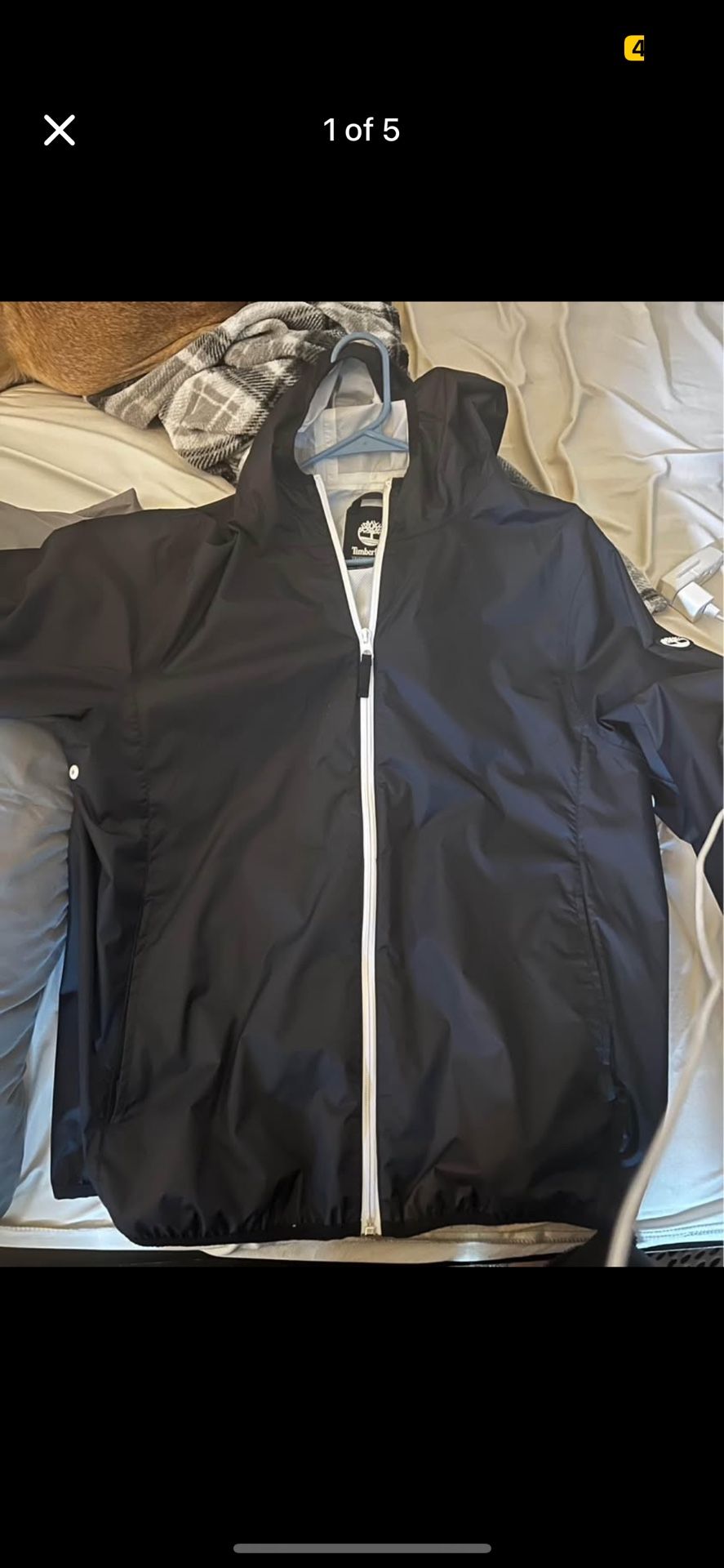 timberland waterproof windbreaker jacket