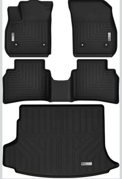 Floor Mats & Cargo Liner for 2021-2025 Buick Envision,1st 2nd Row with Trunk Mat