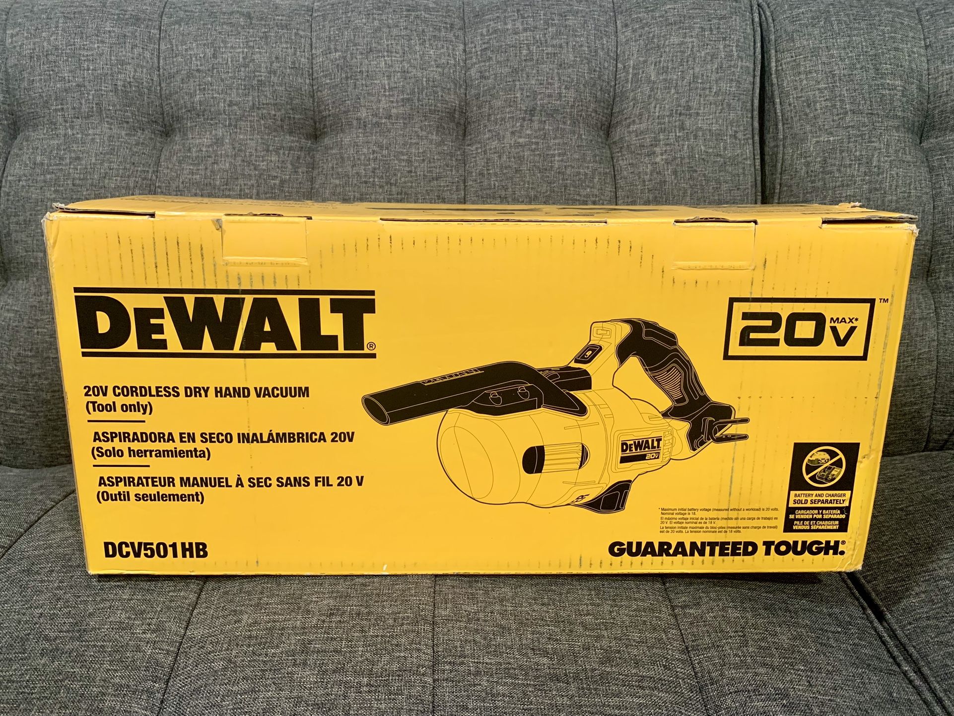 Dewalt 20V Cordless Vacuum (Tool Only)