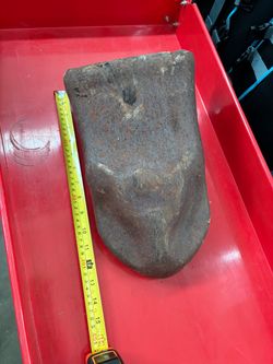 Huge caterpillar bucket tooth