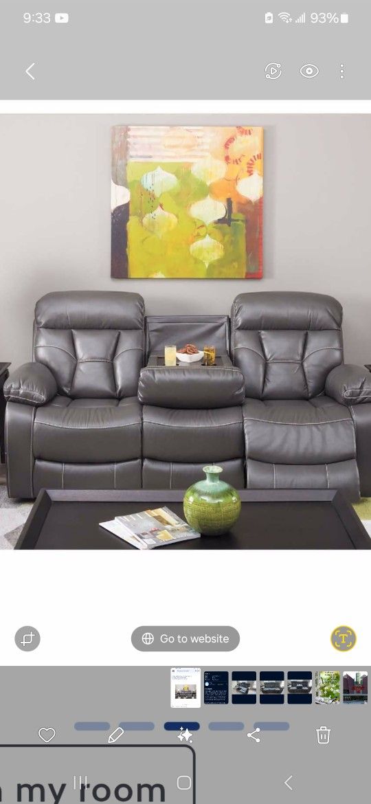 Sofa Recliner In Perfect Condition
